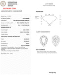 3.06ct Fancy Vivid Pink Pear Cut VVS2 Loose Diamond – IGI LG731590058