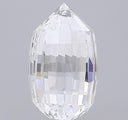 4.10ct Briolette Cut E color VS1 clarity Lab Diamond - Not Certified