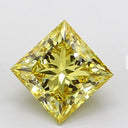 4.02ct Fancy Intense Yellow Princess Cut VS1 Loose Diamond – IGI LG823622092