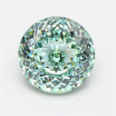 5.09ct Fancy Vivid Green Round Portuguese Cut VVS2 Loose Diamond – IGI LG809643172