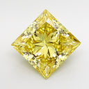 4.01ct Fancy Intense Yellow Princess Cut VVS2 Loose Diamond – IGI LG823685009