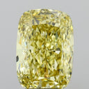 4.08ct Fancy Yellow Cushion Cut VVS2 Loose Diamond – IGI LG799640222