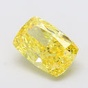 4.02ct Fancy Vivid Yellow Cushion Cut VVS2 Loose Diamond – IGI LG809613893