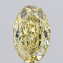 6.09ct Fancy Intense Yellow Oval Cut VVS2 Loose Diamond – IGI LG810639688