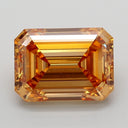 4.05ct Fancy Brownish Yellow Emerald Cut VVS2 Loose Diamond – IGI LG811636561