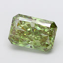 4.06ct Fancy Vivid Green Radiant Cut VVS2 Loose Diamond – IGI LG833607350