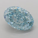 5.04ct Fancy Vivid Greenish Blue Oval Cut VS1 Loose Diamond – IGI LG833697619