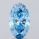 5.02ct Fancy Vivid Blue Moval Cut VVS2 Loose Diamond – IGI LG841633310