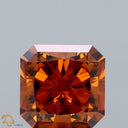 3.05ct Fancy Brownish Orange Square Radiant Cut VVS2 Loose Diamond – IGI LG651421940
