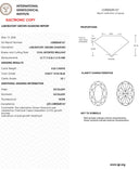 5.03ct Fancy Vivid Blue Oval Modified Brilliant VS1 Loose Diamond – IGI LG800645167