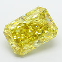 6.01ct Fancy Vivid Yellow Radiant Cut VS1 Lab Diamond - IGI LG795642000