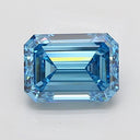 3.01ct Fancy Vivid Blue Emerald Cut VS1 Lab Diamond - IGI LG821635555