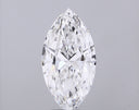 Custom Platinum Ring with 3ct E color VVS2 clarity Marquise center lab diamond
