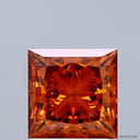 1.59ct Fancy Vivid Orange Princess Cut VS1 Clarity Lab Diamond - IGI LG741529923