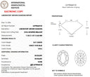 3.01ct Fancy Vivid Blue Oval Modified Brilliant VVS2 Loose Diamond – IGI LG795644133