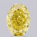 3.02ct Fancy Vivid Yellow Oval Modified Brilliant VVS2 Loose Diamond – IGI LG817697387