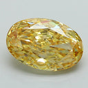 3.05ct Fancy Intense Yellow Oval Modified Brilliant VVS2 Loose Diamond – IGI LG717553625