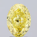 3.07ct Fancy Intense Yellow VVS2 Oval Modified Brilliant Loose Diamond – IGI LG837689438