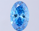 3.53ct Fancy Vivid Blue VVS2 Oval Brilliant Cut Loose Diamond – IGI LG794679541