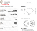 4.34ct E VVS2 Oval Brilliant Cut Loose Diamond – IGI LG739587668
