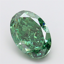 5.02ct Fancy Vivid Green VS1 Oval Modified Brilliant Loose Diamond – IGI LG834617924