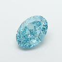 5.03ct Fancy Vivid Greenish Blue VS1 Oval Modified Brilliant Cut Loose Diamond – IGI LG824607066
