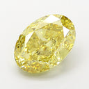 6.02ct Fancy Intense Yellow VS1 Oval Modified Brilliant Cut Loose Diamond – IGI LG804664039