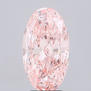 6.06ct Fancy Vivid Pink VVS2 Oval Modified Brilliant Cut Loose Diamond – IGI LG827602801