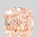 3.11ct Fancy Intense Orange Pink Square Cushion Modified Brilliant VS1 Loose Diamond – IGI LG727547172