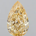 4.11ct Fancy Light Brownish Yellow VVS2 Pear Modified Brilliant Cut Loose Diamond – IGI LG830673349