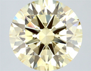 3.06ct Fancy Light Yellow VS1 Round Brilliant Cut Loose Diamond – IGI LG793601364