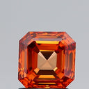 1.51ct Fancy Orangy Brown VVS2 Square Emerald Cut Loose Diamond – IGI LG831612886