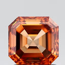 1.53ct Fancy Orangy Brown VVS2 Square Emerald Cut Loose Diamond – IGI LG833629965