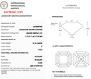 10.18ct E VVS2 Square Emerald Cut Loose Diamond – IGI LG735587962