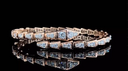 Snake Diamond Bangle – 2.4ctw - 14K Gold