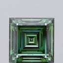3.56ct Fancy Vivid Green Square Step Cut VVS2 Loose Diamond – IGI LG741561288