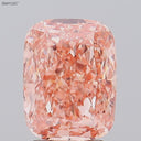 3.06ct Fancy Vivid Orangy Pink VVS2 Cushion Modified Brilliant Loose Diamond – IGI LG749513399