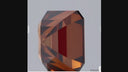 3.12ct Fancy Deep Orange VS1 Square Emerald Cut Loose Diamond – IGI LG65144280