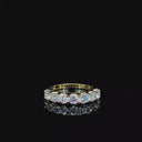 7 Stone Diamond Ring- 14K Gold