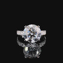 Round Shaped Diamond Ring- 5ct 14K Gold