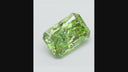 4.08ct Fancy Vivid Green VS1 Radiant Cut Loose Diamond – IGI LG804636328