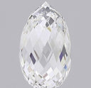 3.28ct Briolette Cut E color VS1 clarity Lab Diamond - Not Certified