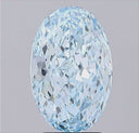 3.52ct Fancy Vivid Blue Oval Modified Brilliant VVS2 Loose Diamond – IGI LG780680523