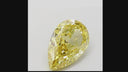3.05ct Fancy Intense Yellow Pear Modified Brilliant VS1 Loose Diamond – IGI LG770680916