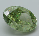 6.29ct Fancy Vivid Green Oval Cut VVS2 Loose Diamond – IGI LG724510787