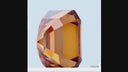 1.53ct Fancy Deep Orange VS1 Square Emerald Cut Loose Diamond – IGI LG843639347