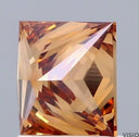 1.59ct Fancy Vivid Orange Princess Cut VS1 Clarity Lab Diamond - IGI LG741529923