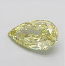 2.01ct fancy intense yellow pear cut lab diamond vs2 LG780679070
