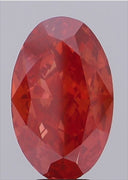 10.32ct Fancy Vivid Red Oval Modified Brilliant VS2 Loose Diamond – IGI LG673415361
