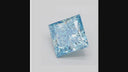 5.03ct Fancy Vivid Blue VS1 Princess Cut Loose Diamond – IGI LG835615970